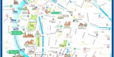 Bangkok thailand turist kart