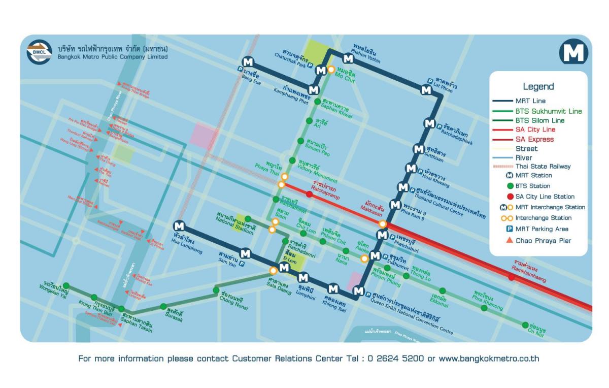 bangkok airport rail link-city line kart
