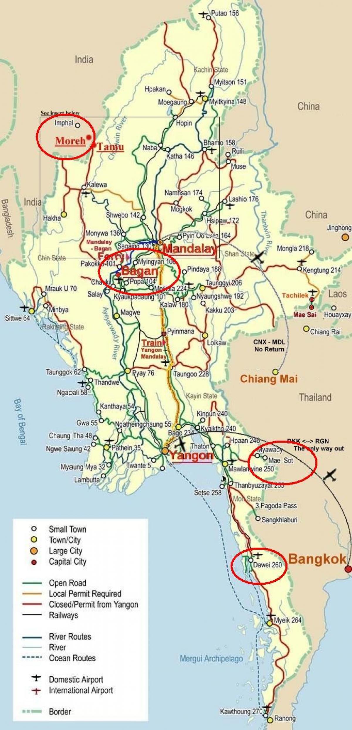 kart over bangkok highway
