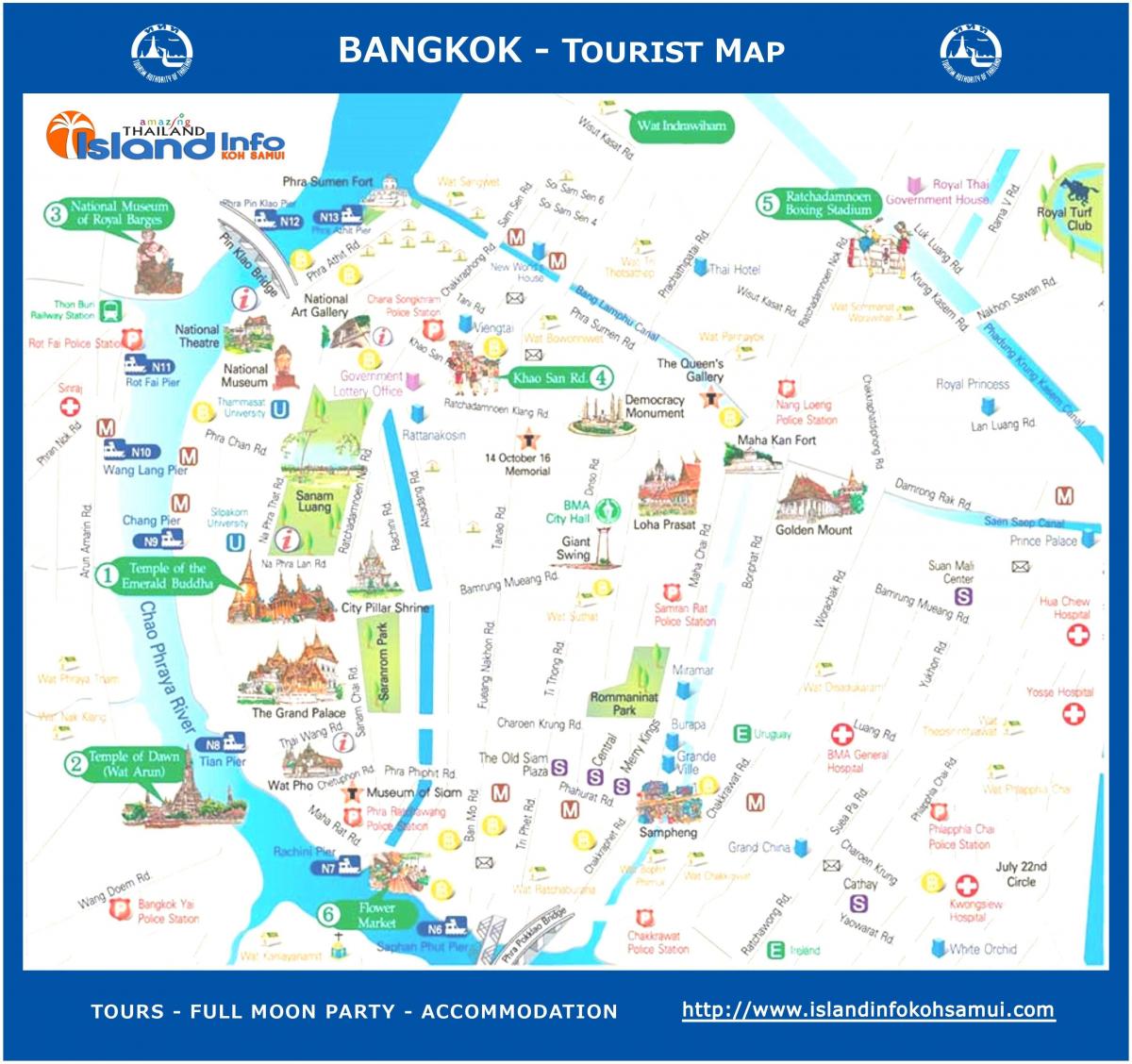 bangkok travel guide kart