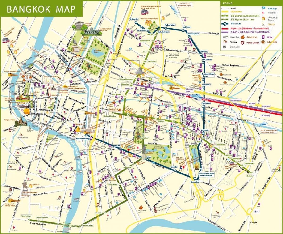 kart over bangkok street