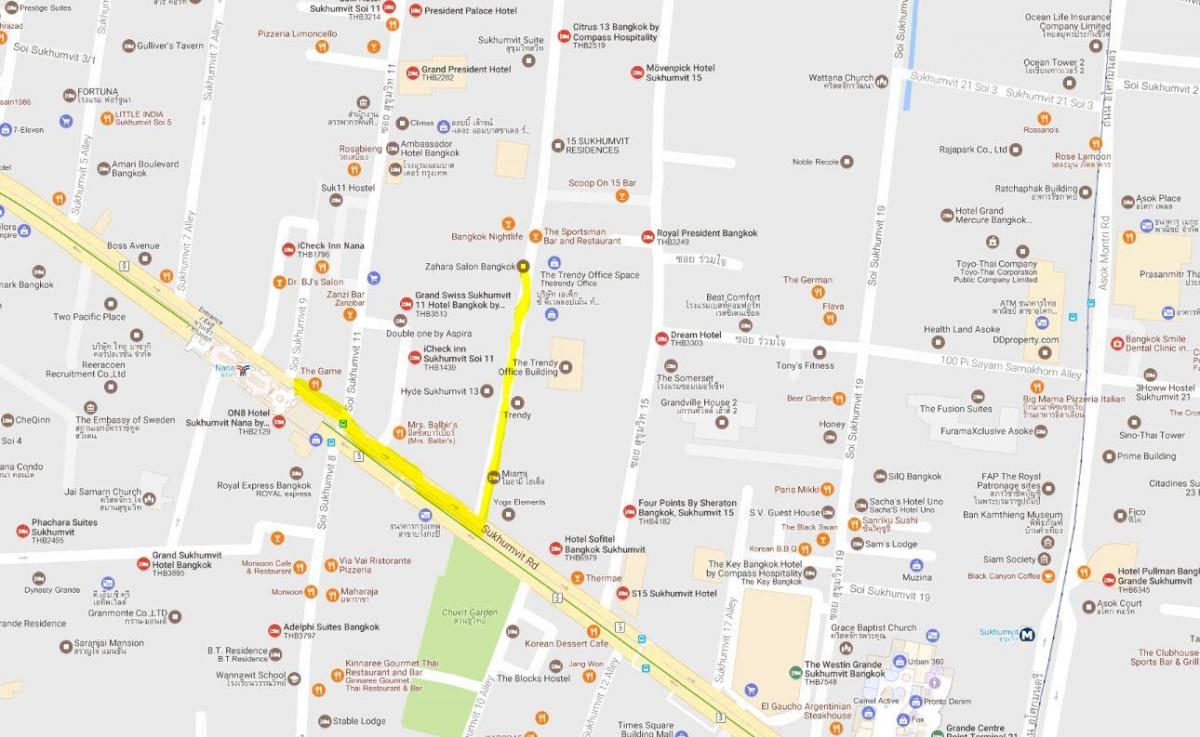 kart over sukhumvit bangkok