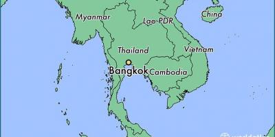 Kart over bangkok land