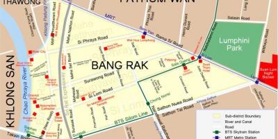 Kart over bangkoks red light district