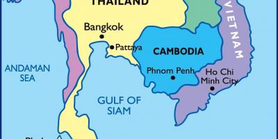 Kart over bangkok