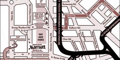 Kart over marriott bangkok